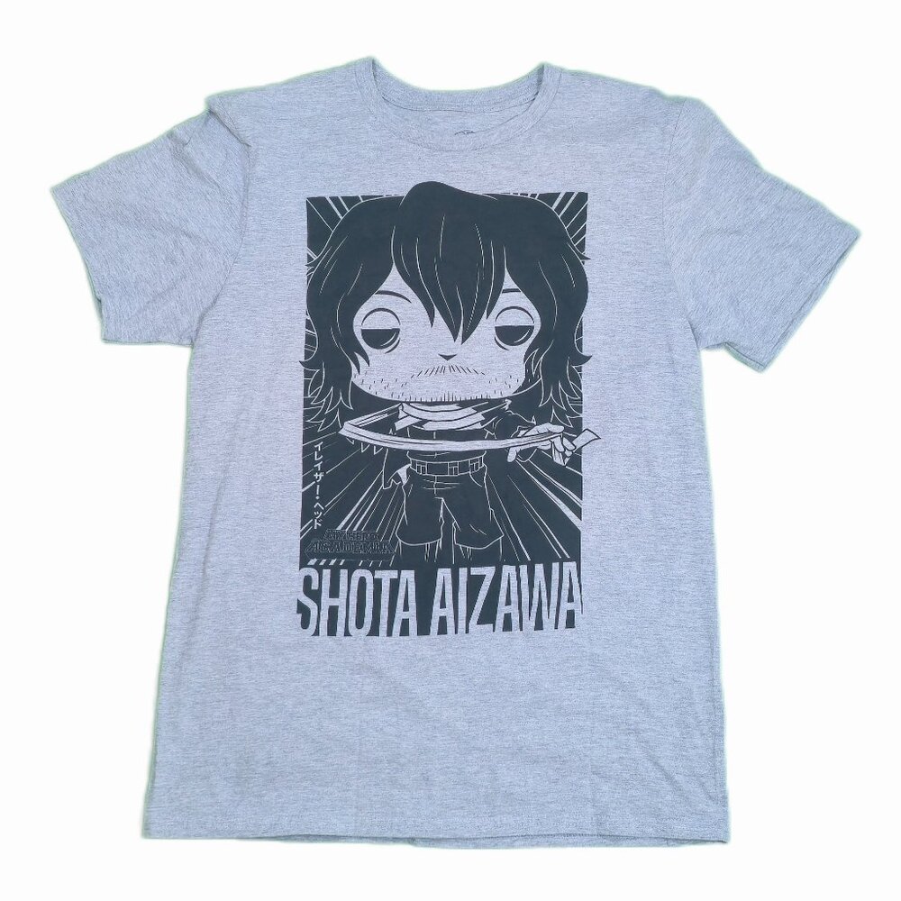 Funko Pop! My Hero Academia T-Shirt - Shota Aizawa (Eraser Head) - Gray Size M